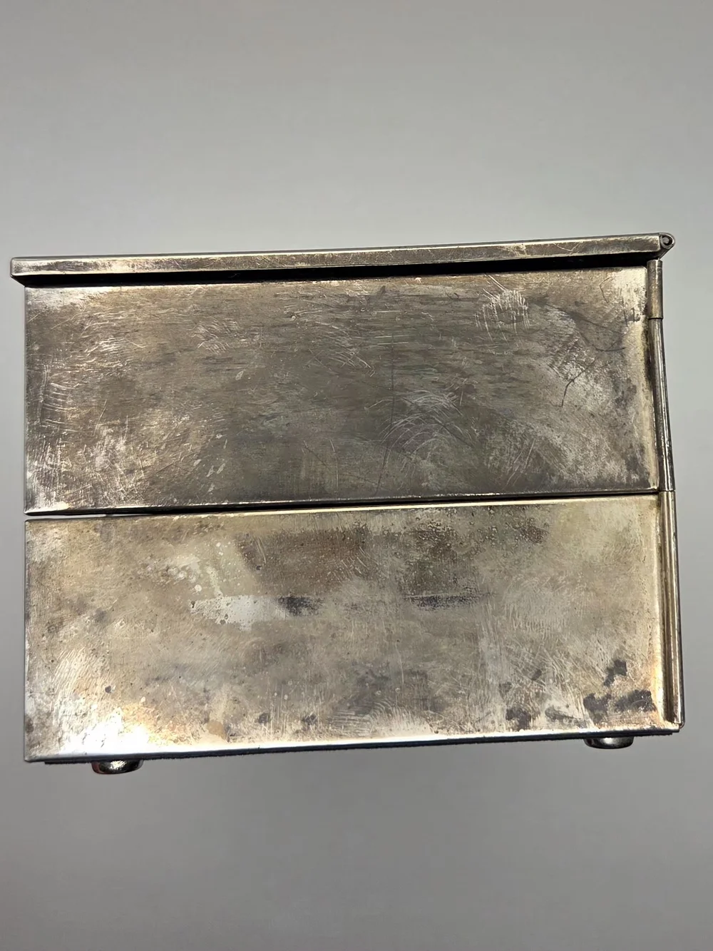 Vintage Godinger Silver Plated Jewelry Box, Ornate Baroque Trinket Casket, Black